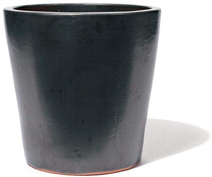 Vaso Graphit klasiskas formas keramikas puķu pods - izmērs M D45H45