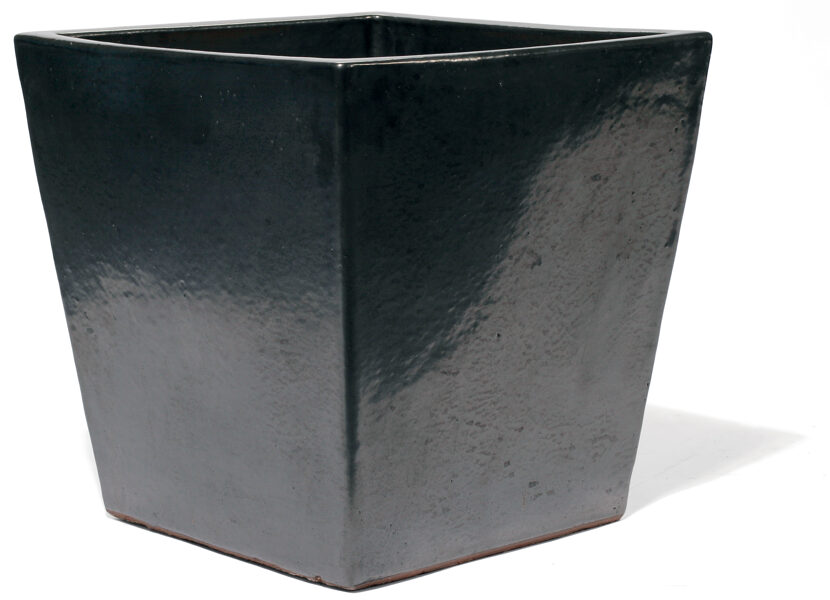 Vaso Graphit kantainas formas keramikas puķu pods - izmērs M D45x45H45